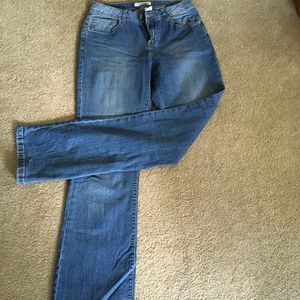 Chico’s Platinum size 00 Regular boot cut medium wash jeans